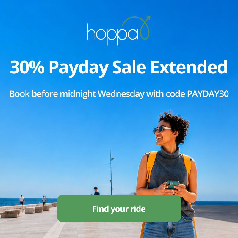 Payday Sale extended - 30% off transfers worldwide with code PAYDAY30