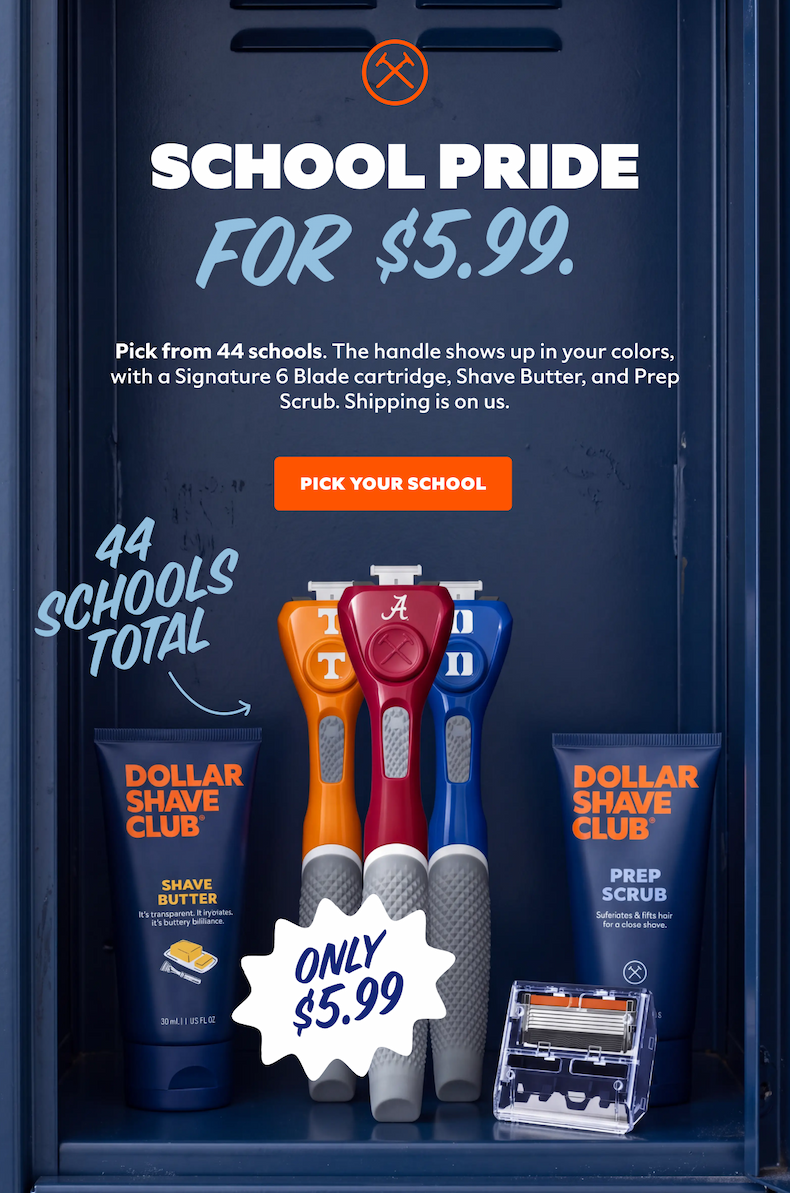 SCHOOL PRIDE FOR $5.99.