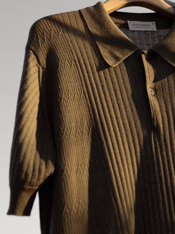 Croall Extra Fine Merino Wool Polo Shirt