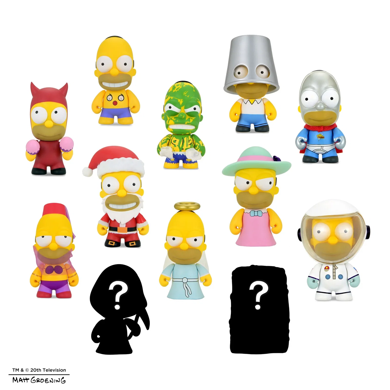 Image of The Simpsons Many Faces of Homer Blind Box Mini Figure Series