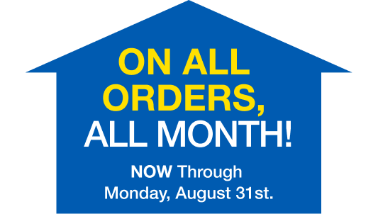 Free Shipping On All Orders ALL Month!
