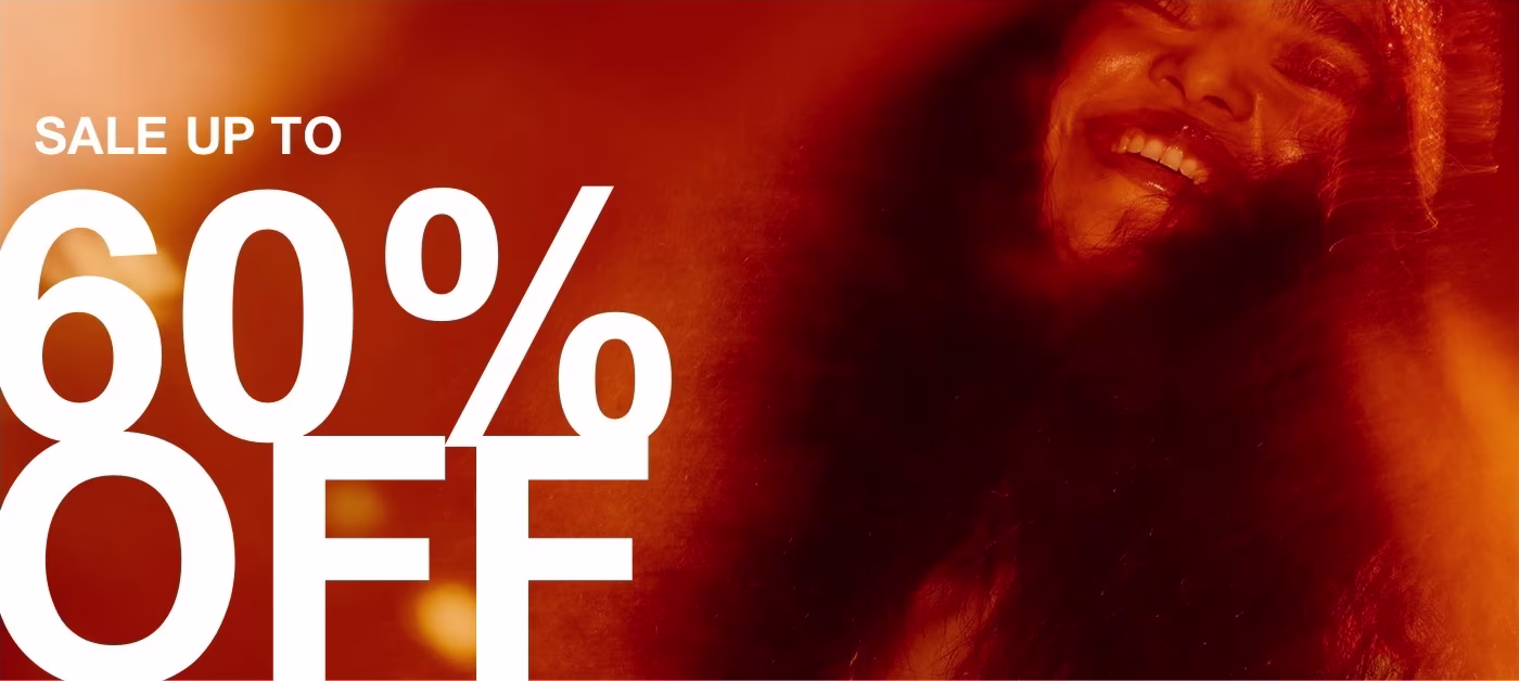 SALE UP TO 60% OFF