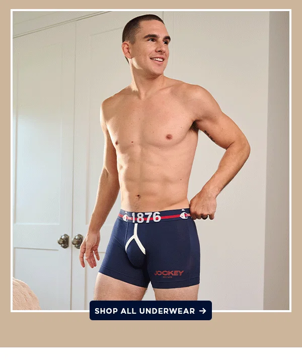 Jockey model in 1876 underwear / shop all underwear