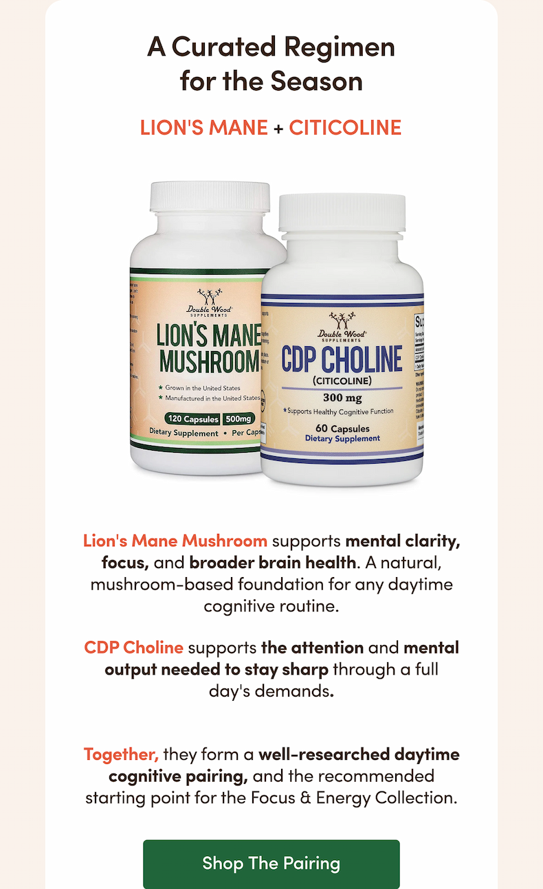 A Curated Regimen for the Season