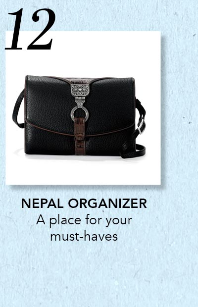 Twelve: Nepal Organizer - A place for your must-haves.