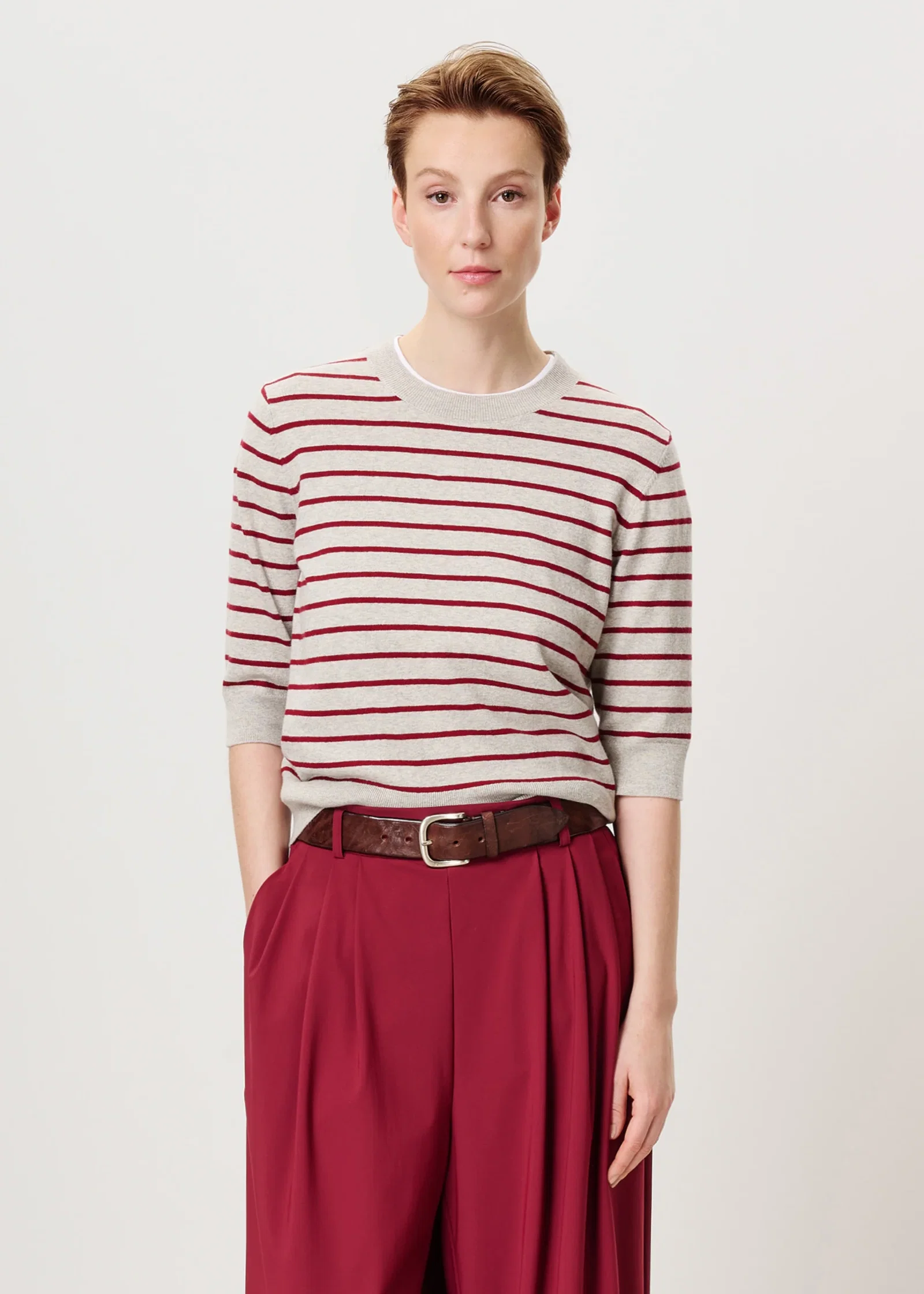 Image of KNITTED TRINNY TOP