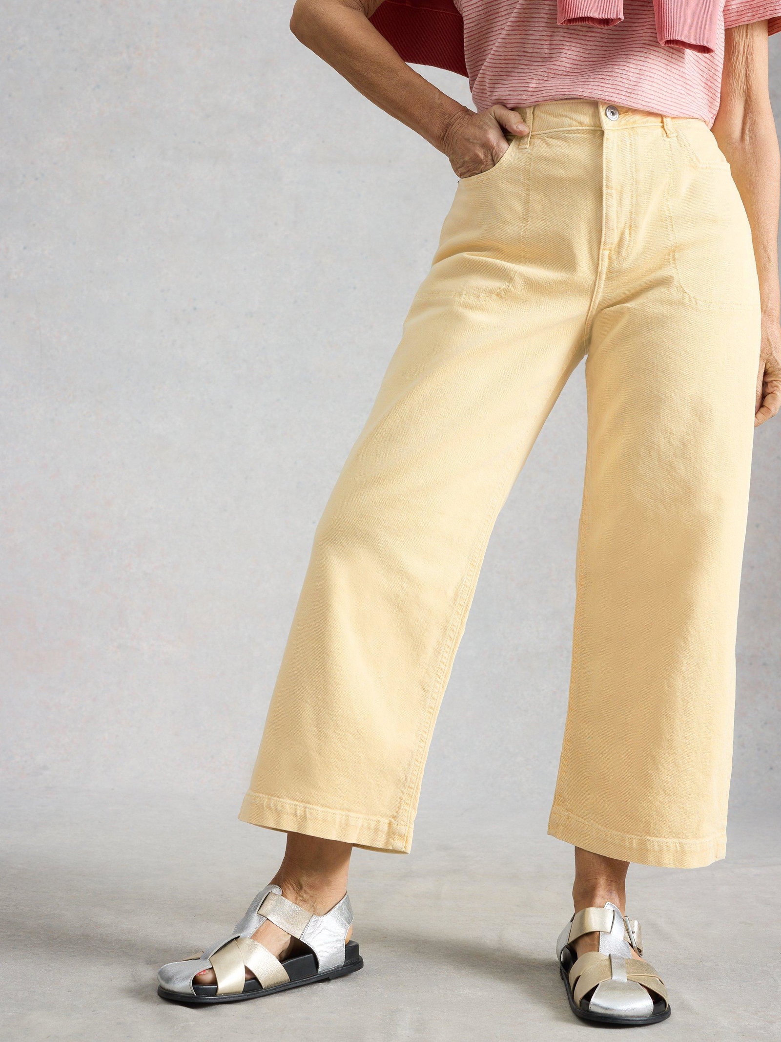 Shop Tia Wide Leg Crop Jean