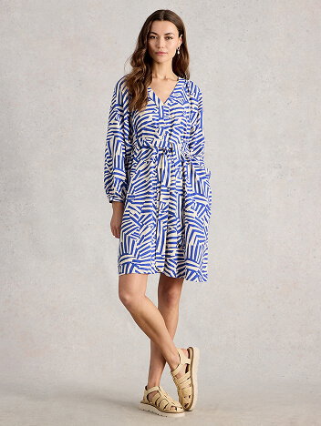 Shop Petra Linen Blend Dress