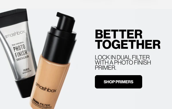 BETTER TOGETHER | LOCK IN DUAL FILTER WITH A PHOTO FINISH PRIMER. | SHOP PRIMERS