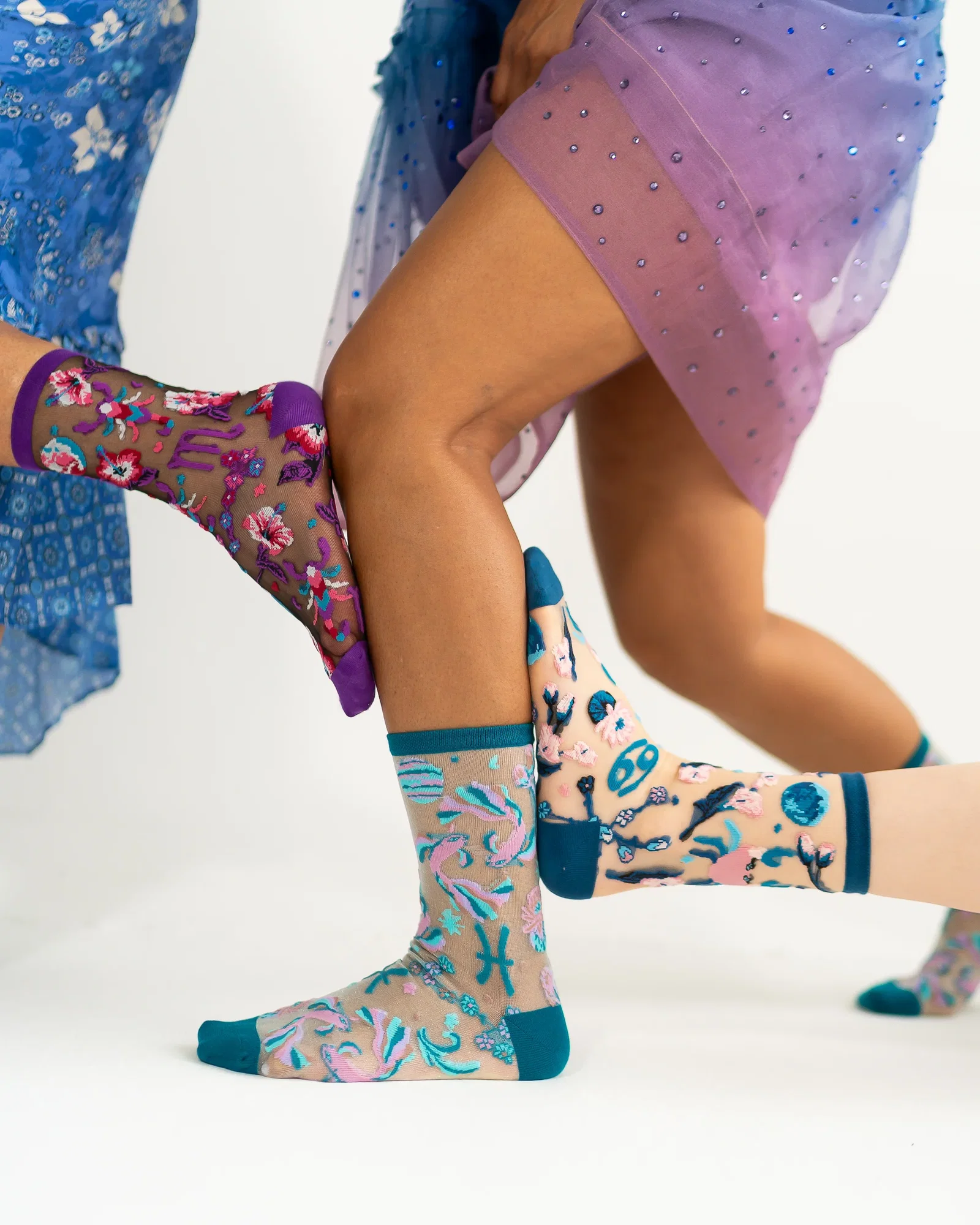 Image of Zodiac Water Signs Sheer Socks Bundle