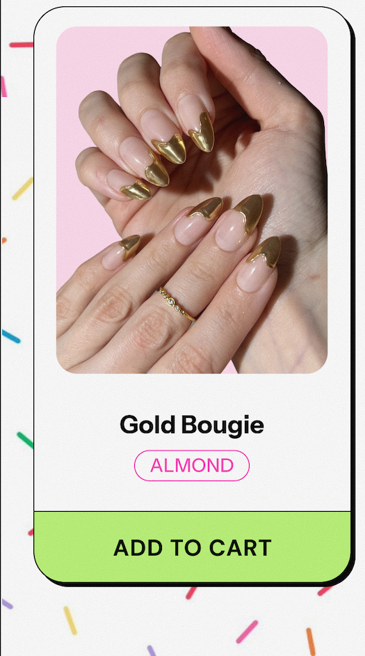 Gold Bougie. Almond. Add to Cart