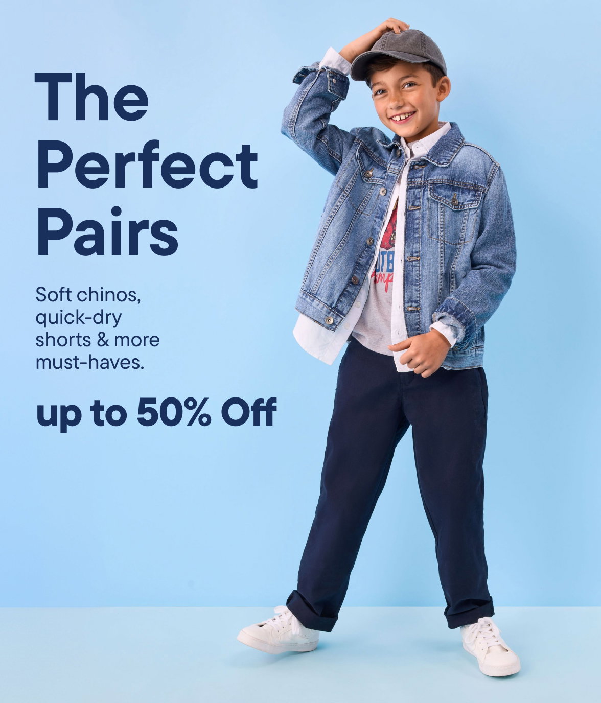 Up to 50% off Uniform Chinos, Shorts & More
