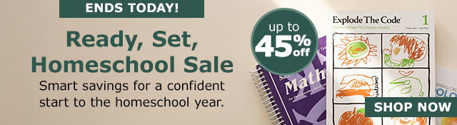 Ends Today! Ready, Set, Homeschool Sale | Up to 45% Off