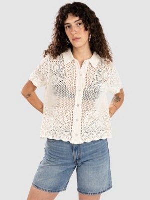 Susanna Floral Crochet Shirt