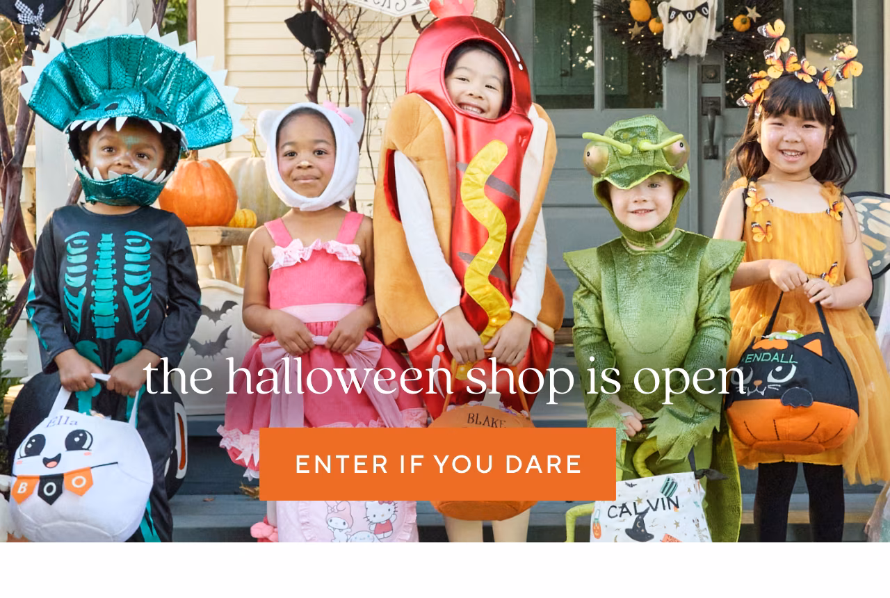 the halloween shop is open