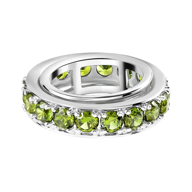 Peridot & Zirkonia Ring