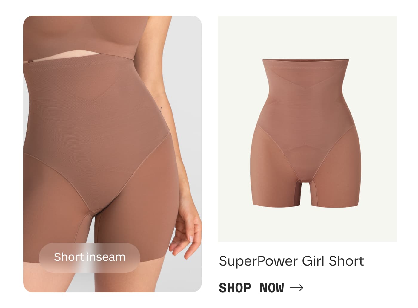 Short inseam | SuperPower Girl Short | SHOP NOW