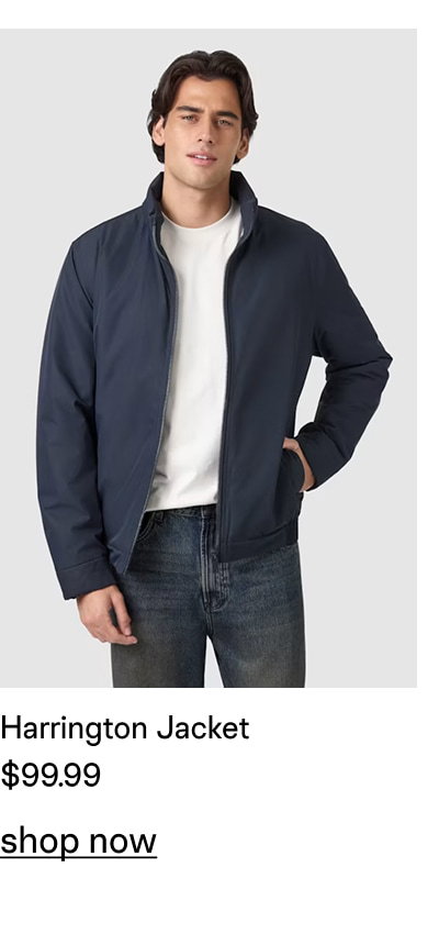 Navy Harrington Jacket