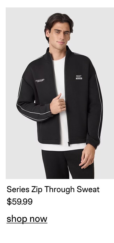 Black Series Zip Through Sweat