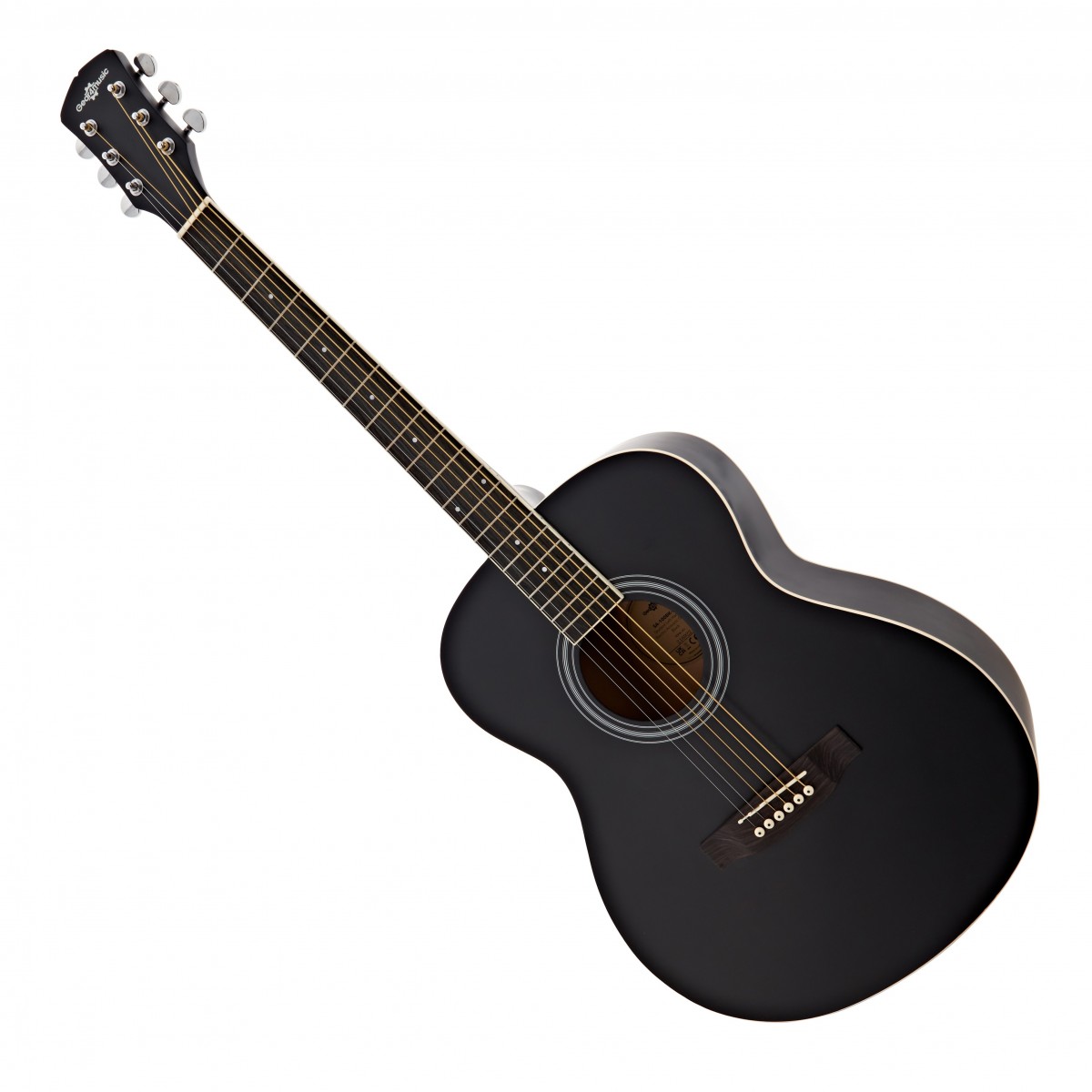 Guitare Acoustique d'Étude Gaucher par Gear4music, Black