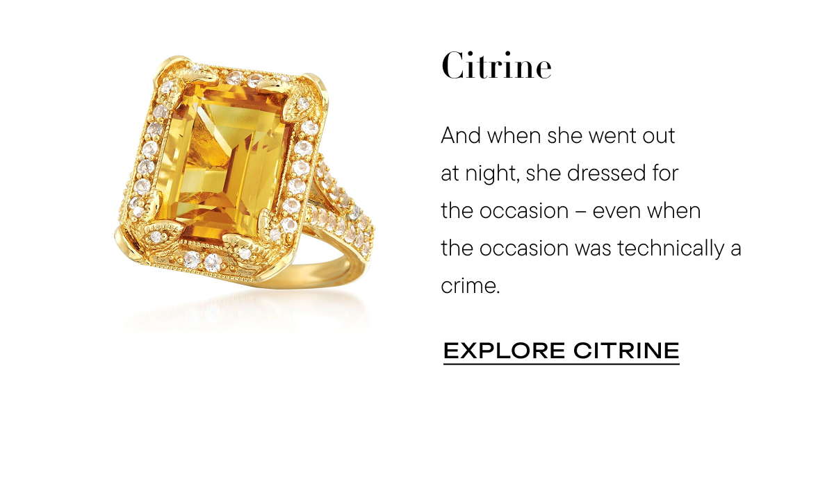 Garnet And when she went out  at night, she dressed for  the occasion – even when  the occasion was technically a crime. Explore Garnet