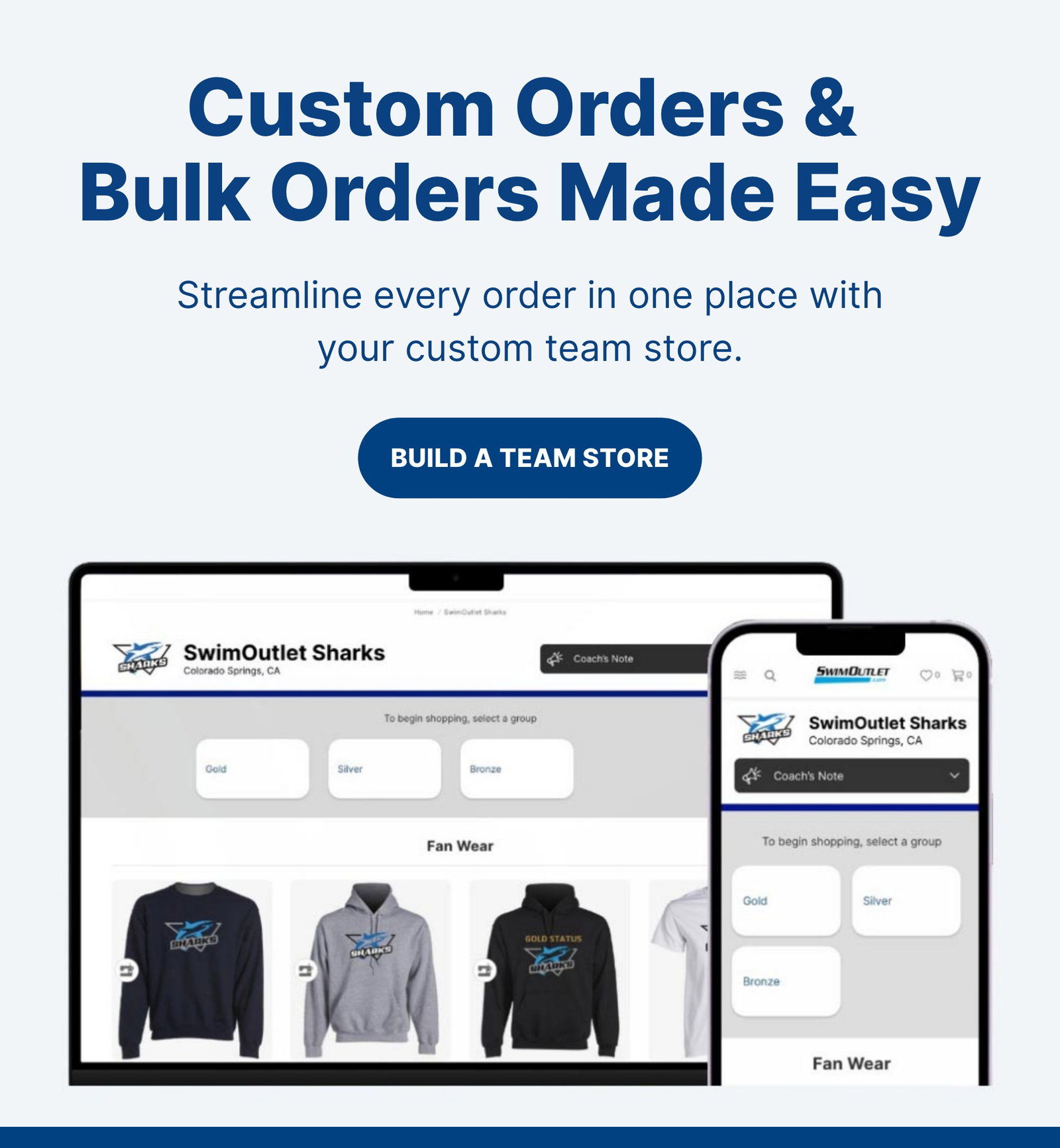 Sign up for a Team Store
