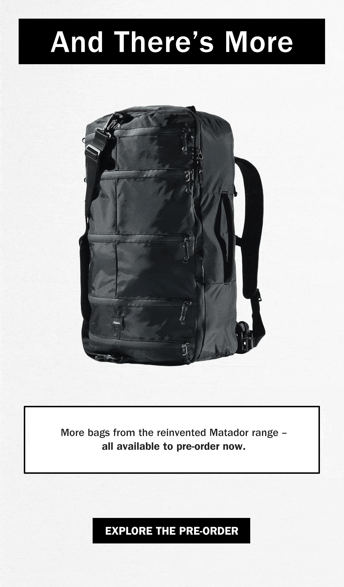 Matador FW26 Pre-Order | New Bags Arriving Sept | WildBounds