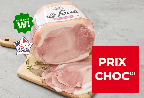 Jambon cuit supérieur Le Foué 