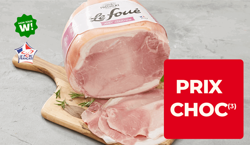 Jambon cuit supérieur Le Foué 
