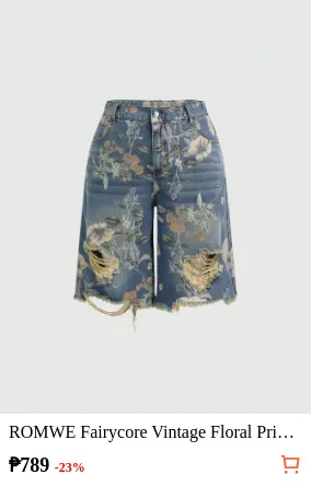 ROMWE Fairycore Vintage Floral...