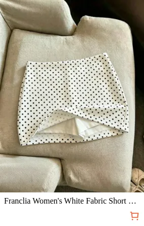 Franclia Women s White Fabric...