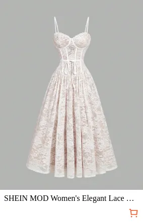 SHEIN MOD Women s Elegant Lace...