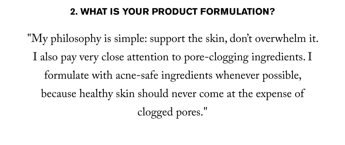 2. What is your product formulation?