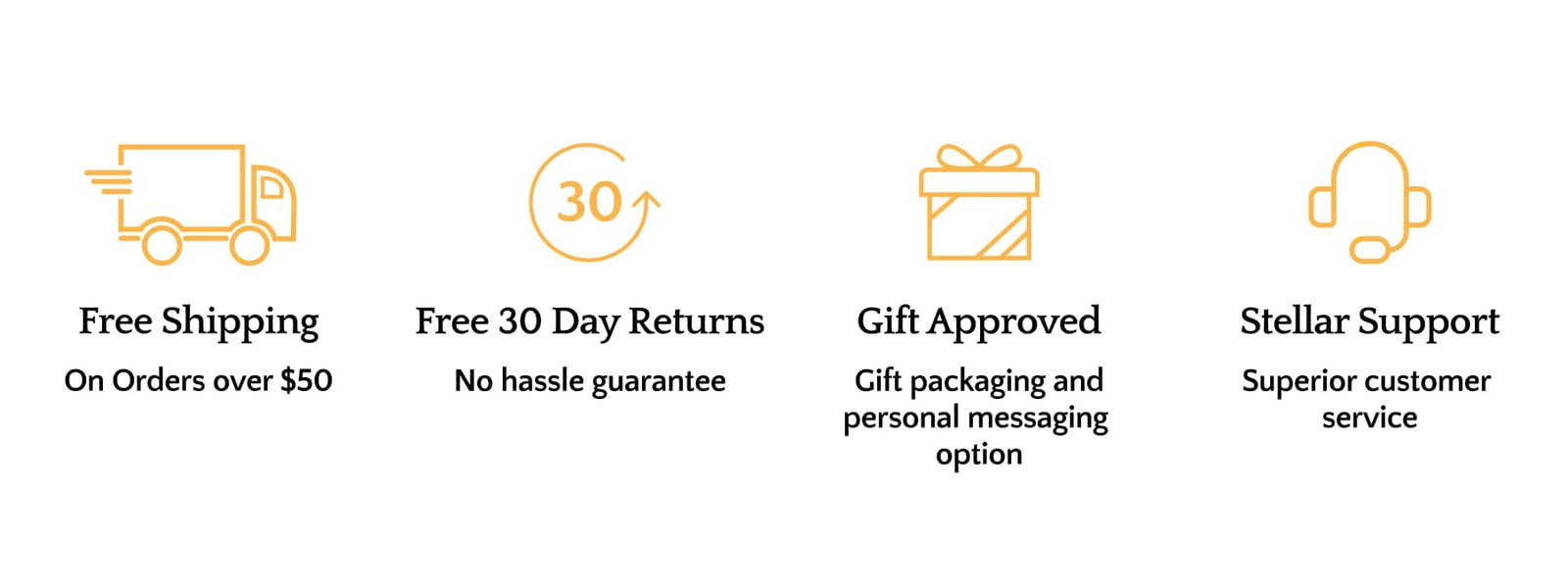 Free Shipping on orders over $50