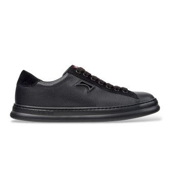 Zapatillas de piel Runner Four negro