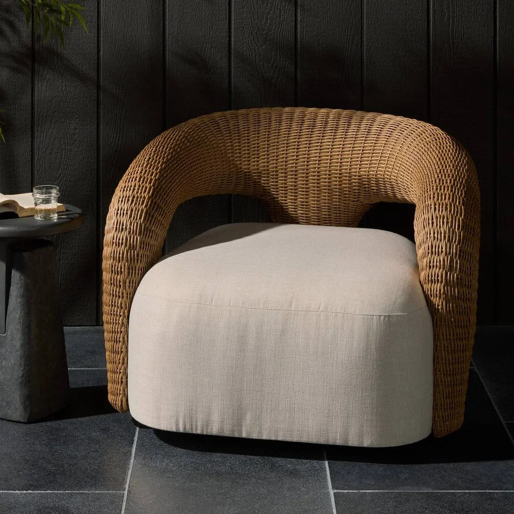 Image of Four Hands Mazie Outdoor Swivel Chair