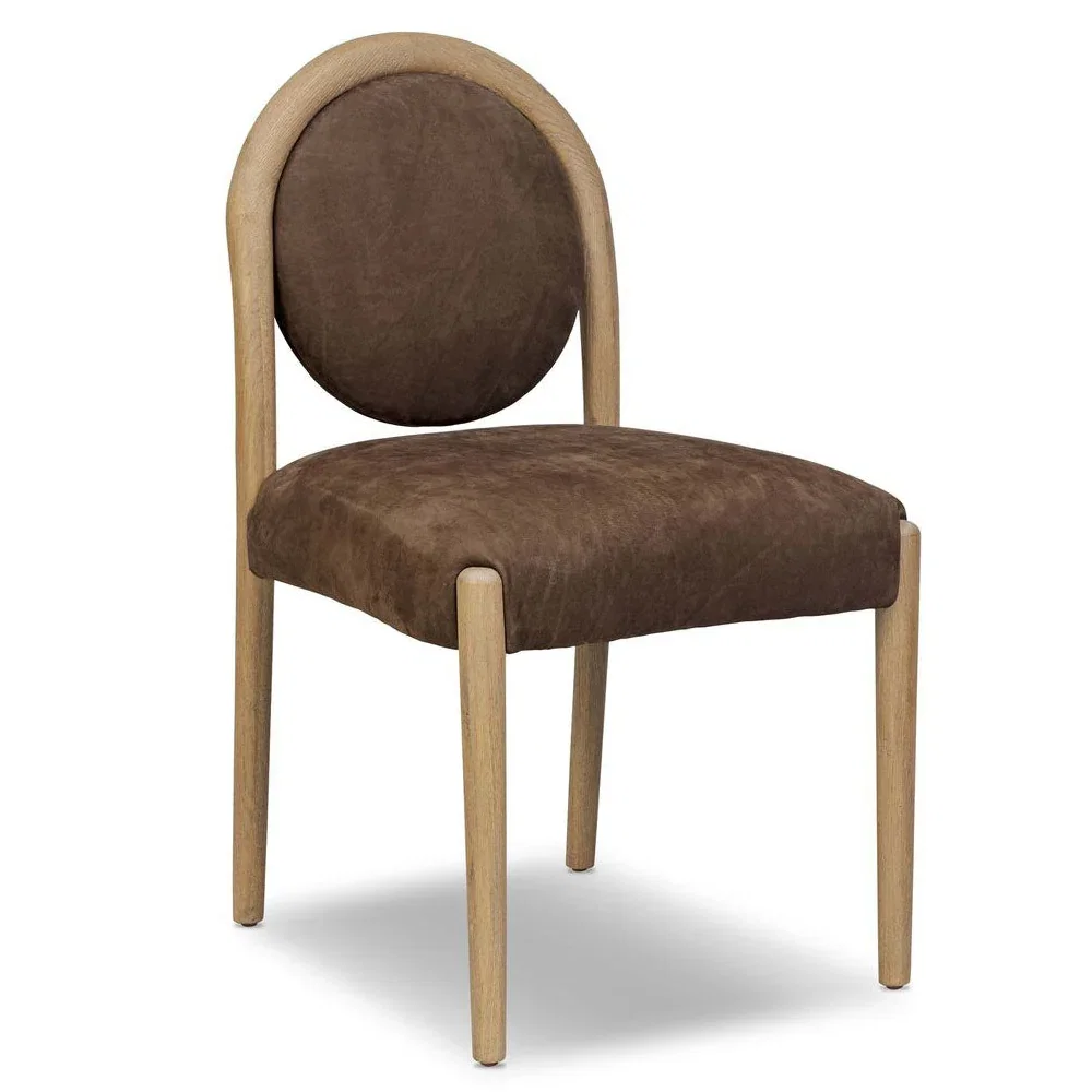 Image of Four Hands Prentiss Nubuck Cigar Dining Chair