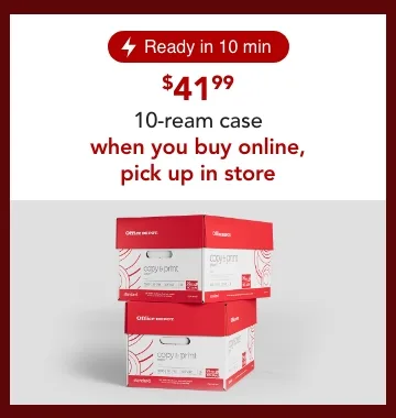 $41.99 10 ream case paper