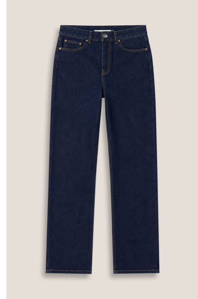 Kim Straight Leg Mid Rise Jeans