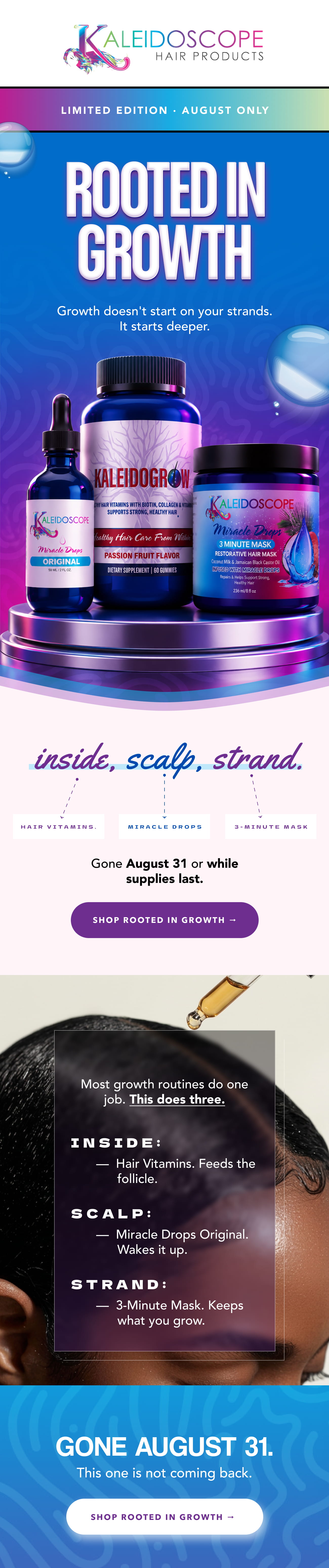 THE ROOTED IN GROWTH TRIO - LIMITED TIME ONLY - 25% OFF 