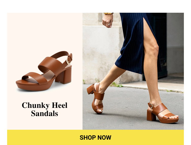 Chunky Heel Sandals
