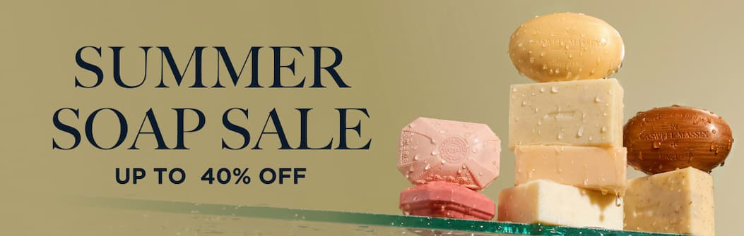 SUMMER SOAP SALE UP TO 40% OFF