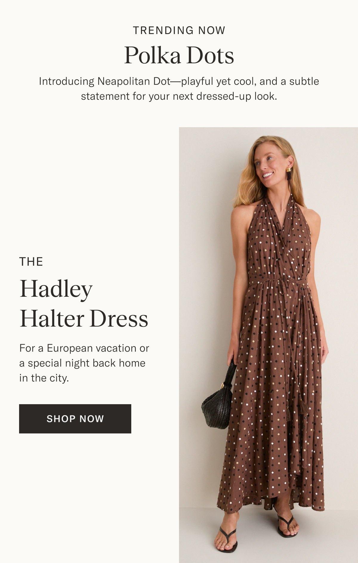 The Hadley Halter Dress