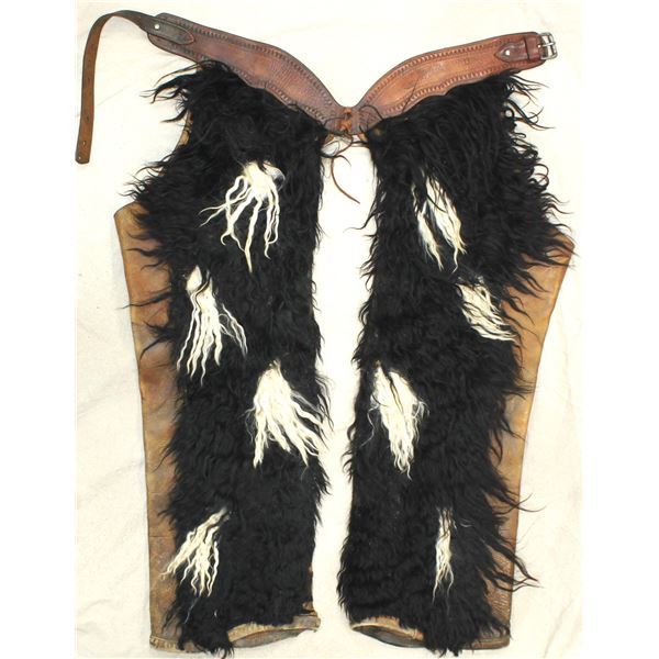 Rare Pinto Angora Chaps