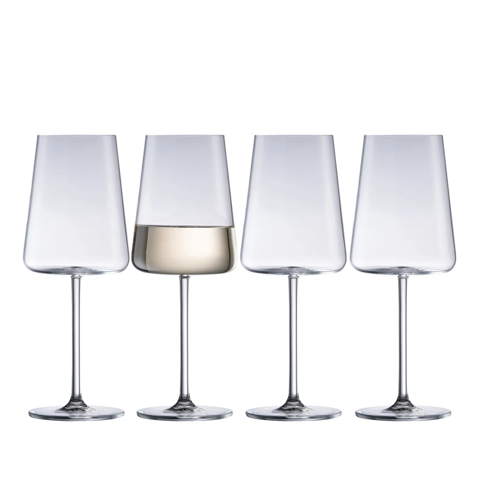 Image of Galway Crystal Alto White Wine Set of 4