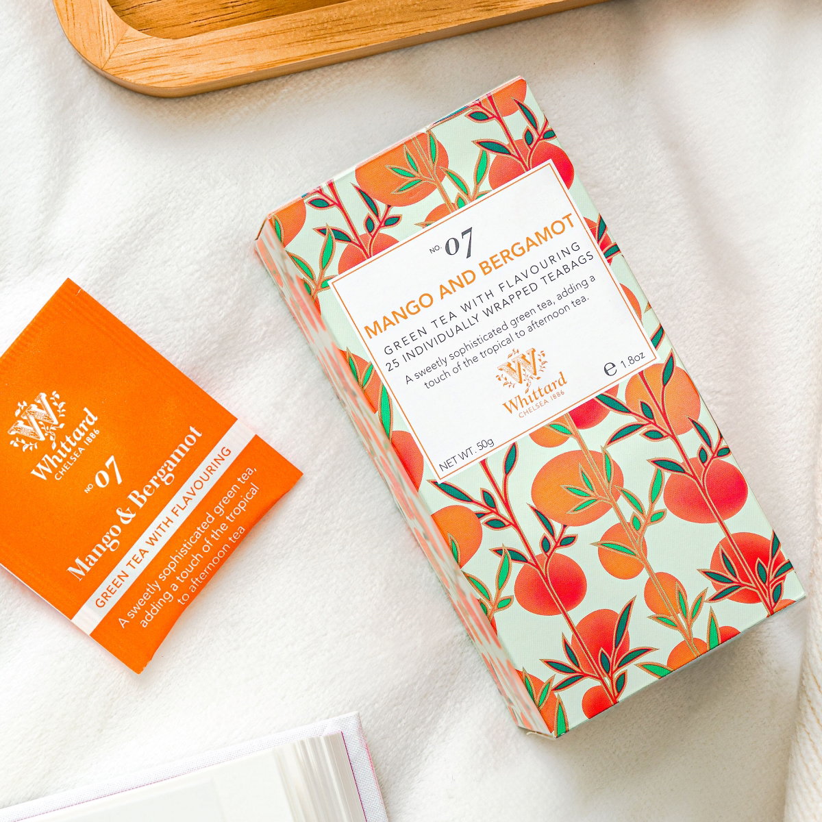 image of mango & bergamot teabags 