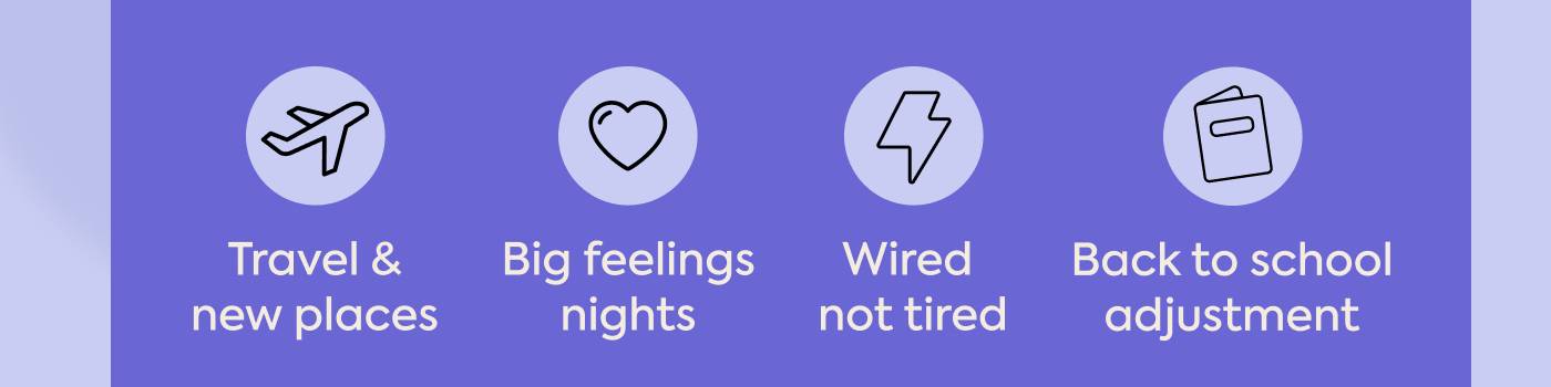 Travel & new places | Big feelings nights | Wired not tired | Back to school adjustment