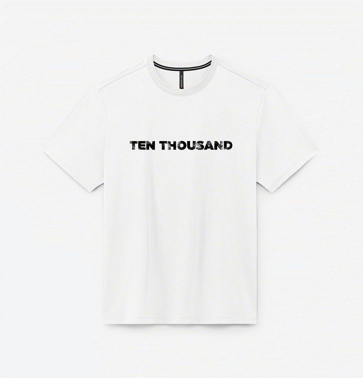 Gif showing Front and Back of DHT Edition White Core Tee