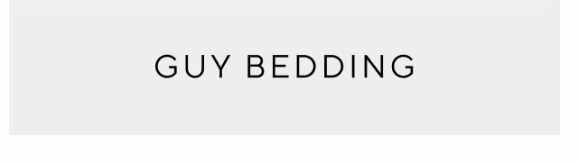 Guy bedding
