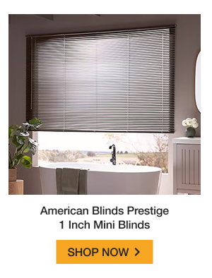 American Blinds Prestige 1 Inch Mini Blinds | SHOP NOW >